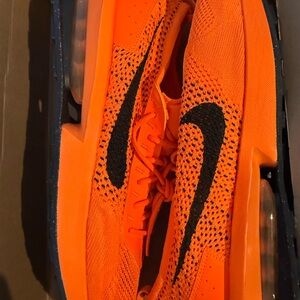 Nike Air Max Flyknit Racer in Orange and Black